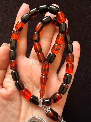 Amber Prayer Beads