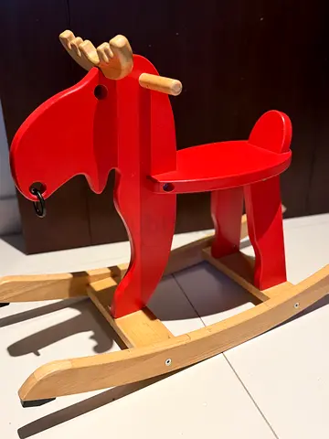 IKEA wooden rocking horse