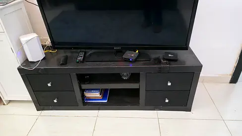 My Black TV Stand