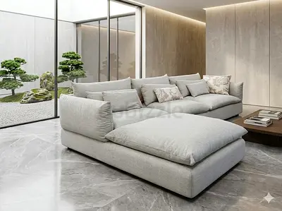 Marina Home L Shape Sofa Beige Good condition