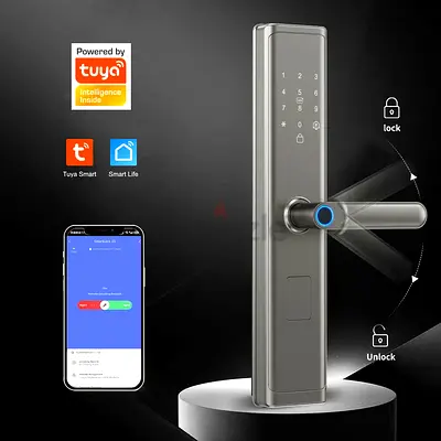 Tuya Smart WiFi Door Lock . with installation