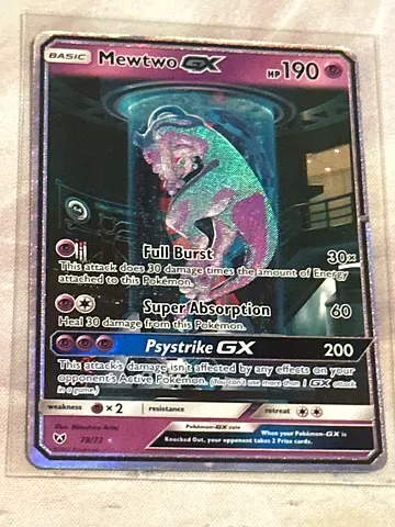 Mewtwo GX Pokémon Card