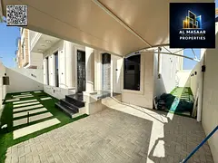 Villa for sale in Al Helio – Ajman, 5 master bedrooms, central air conditioning, registration fees