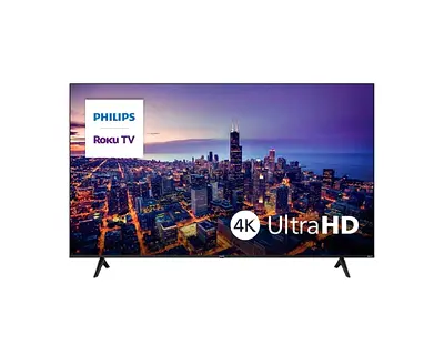 Philips 75 Inch Entertainment 6000 Series 4K Ultra HD LED Roku TV 75PUL6645