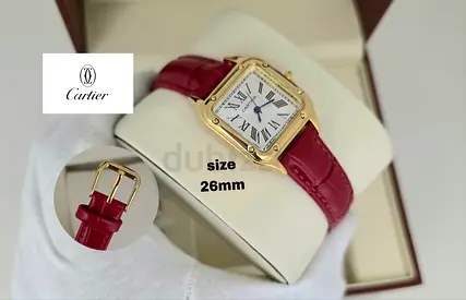 Cartier Red Watch with 26mm Size