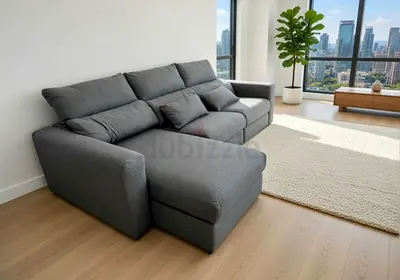 Ikea eskilstuna L shape sofa bed under storage