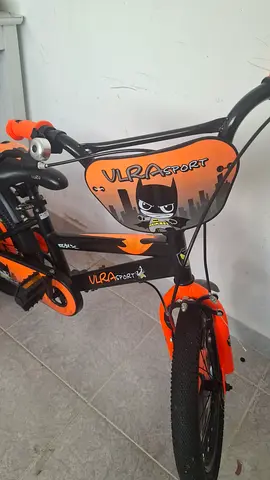 Orange  Black Kids Bicycle — Small Size, Good Condition