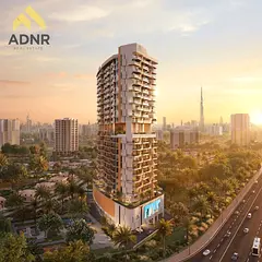 No Commission \ 2BR Apartment | Furnished | Skyline &amp; Pool View | Rabdan Gates Majan \ cash