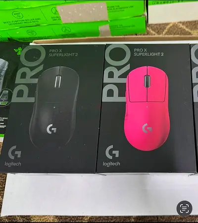 Selling Logitech PRO X Superlight 2 wireless mouse (black  pink)