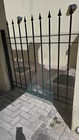 IRON Garage fence x 3