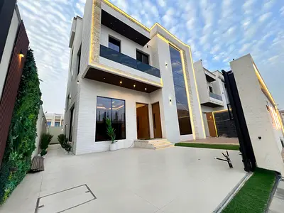 Villa for sale in Ajman, two floors and a roof, at a bargain price including fees. Excellent location. Freehold ownership for life for all nationaliti