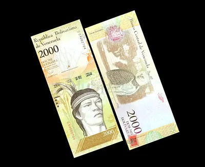 2000 Bolivar Banknotes