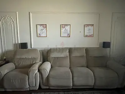 Sale! Home Centre- Elton Fabric recliner 3+ 1+1
