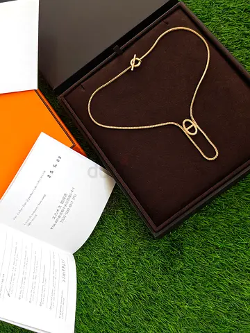 Hermès Chaîne d’Ancre Danaé Pendant – Yellow Gold 18K with Box and Paper ~ with box and  papers 2025