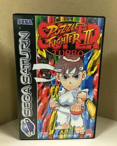Super Puzzle Fighter II Turbo 2 Sega Saturn