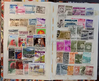 53 Bangladesh Stamps for AED 25
