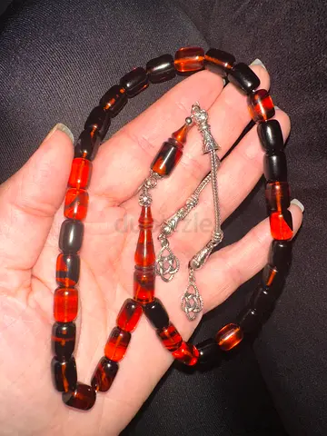 Amber prayer beads