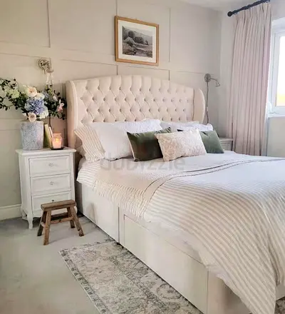 King Size Brand New Fully Custom Made Bed,Hydraulic Storage Can be Installed