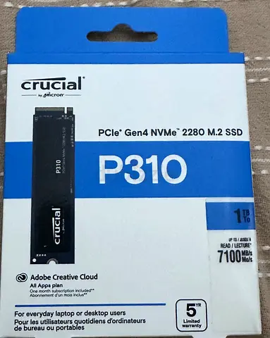 Crucial P310 1TB 2280 m.2ssd