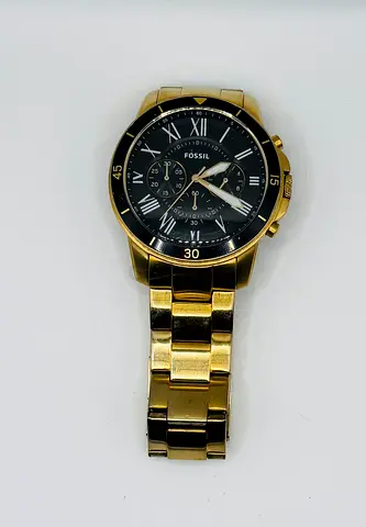 Fossil Grant Sport FS5267 Black Dial Stainless Steel Band Men’s Watch