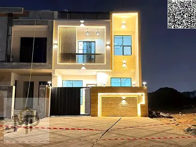 Luxury villa for sale in Al Yasmin, Ajman | 4 master bedrooms + roof terrace | Modern design | Fully inclusive | AED 1.4 million