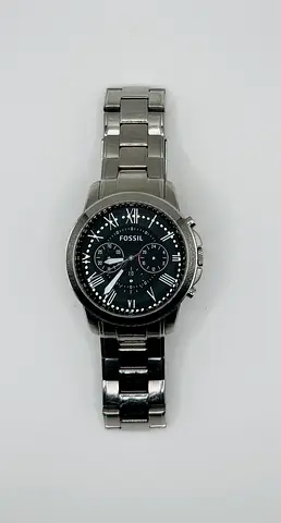 Fossil Mens Quartz Watch FS4736IE, Chronograph and Stainless Steel