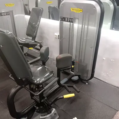 My Technogym seated adductor/abductor machine — well maintained
