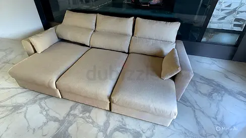 Ikea eskilstuna L shape sofa under storage