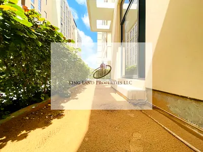 شقة جديدة بغرفة نوم واحدة مع حديقة خاصة للإيجار في منطقة الممشى، الشارقة