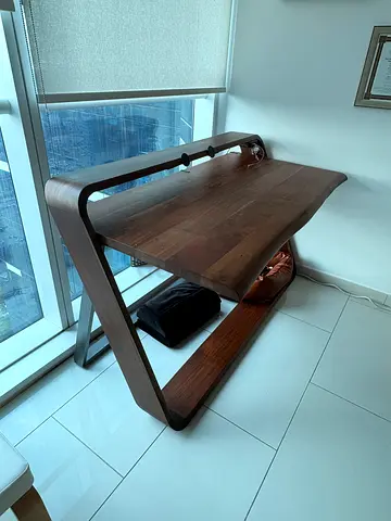 Marina Home Solid Walnut Wood Desk