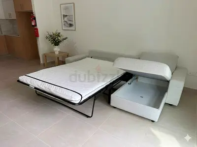sofa bed  solution for both daytime seating and nighttime sleeping.
