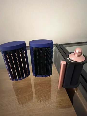 My Dyson -air styling brush set — 2 round barrels + handle