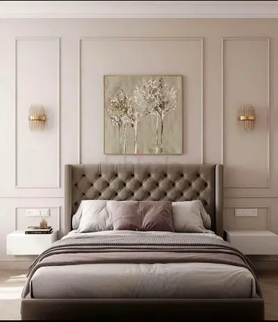 Luxury king size fully customisable bedframe fully with soft Fabric