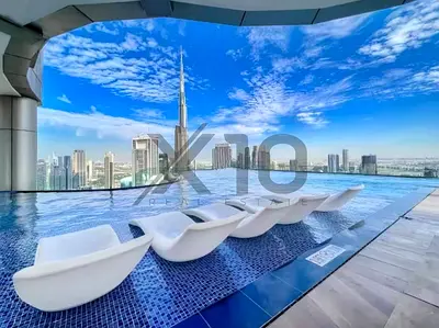 Premium Amenities | Burj View | Fully Furnished | Infinity Pool