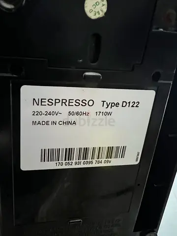 Nespresso Type D122 Espresso/Capsule Machine (220-240V)