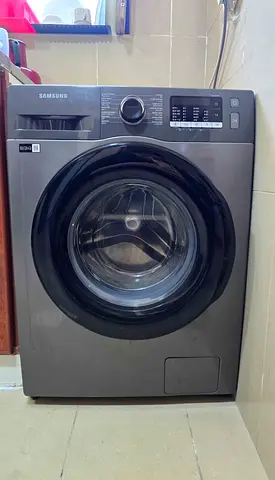 Samsung, 8KG Front Load Washer, Silver, WW80TA046AX