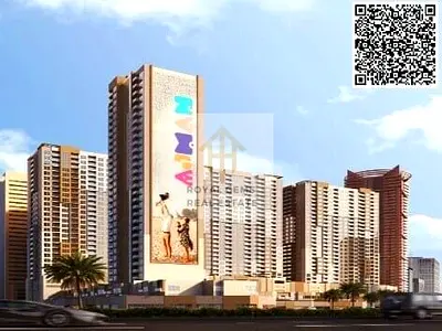 استوديو واسع في عجمان وان 2 + موقع حيوي + تملك حر 100% للجميع + قرب البرج من كورنيش عجمان