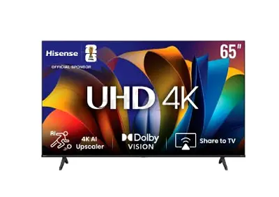 Hisense 65 Inch 4K Smart TV - Brand New 65E6N - 1 Year Warranty - Free Delivery