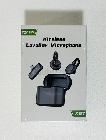 Wireless Mini Microphone for iPhone, TNW X27 USB-C Lavalier Mic with AI Noise Canceling, 50H Battery