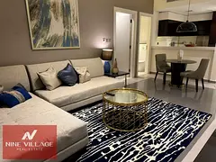 Furnished 1BR Apartment | DAMAC Maison Majestine | Water/City View