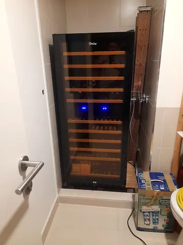 Terim 126 bottle dual zone wine fridge