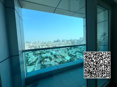 Chiller Free City View 2 BHK for Rent in Corniche Residence Tower, Ajman