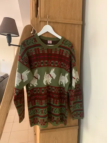 Womens Sweater Westie White Terrier Design