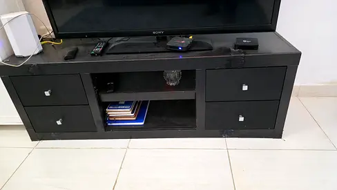 My Black TV Stand