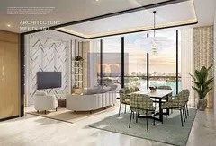 1BR Apartment | Azizi Venice 7 | Lagoon &amp; Marina Views | Balcony &amp; Pool Access