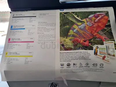 Hp laserjet pro 500 color 570 dn printerfor sale good condition in Sharjah dhs 450