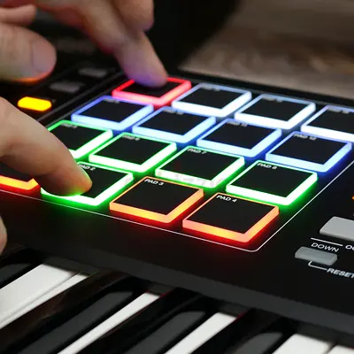 RGB Pad MIDI Controller Keyboard (USB)