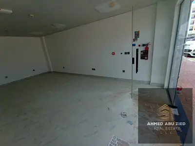 First tenant commercial space | Large area | Prime location in Al Aaliyah | Suitable for various commercial activities | Close to Mohammed Bin Zayed R