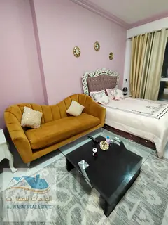 Now available: a fully furnished studio apartment with a semi-separate kitchen, featuring brand new,