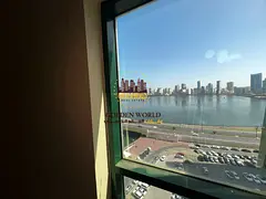 English: 3BR Apartment with Free Parking &amp; Full Sea View in Al Majaz 3 Al Qasba – AED 60K